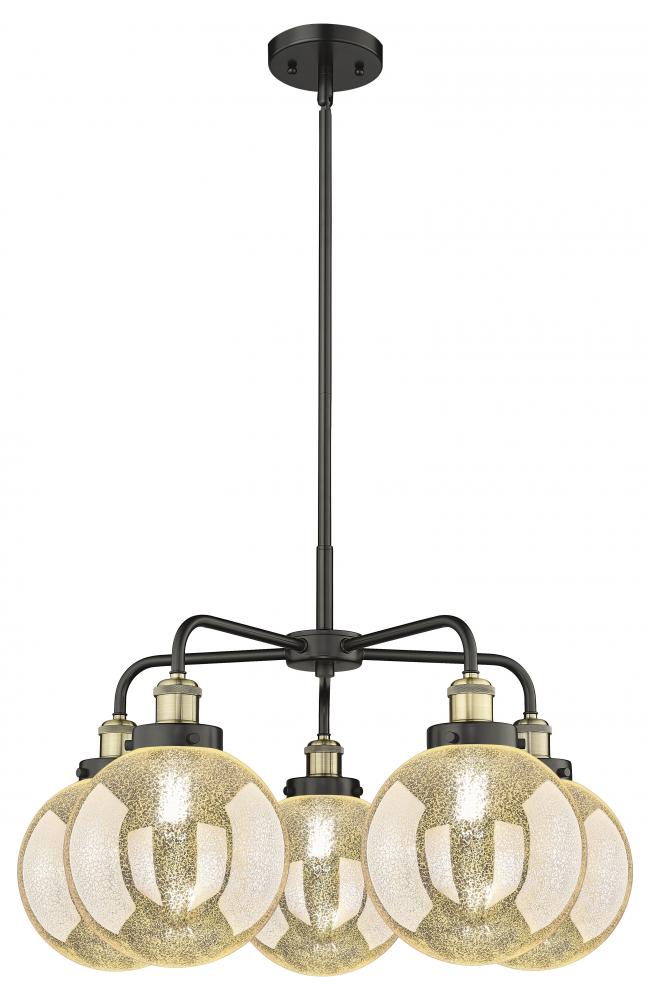 Beacon - 5 Light - 27 inch - Black Antique Brass - Chandelier