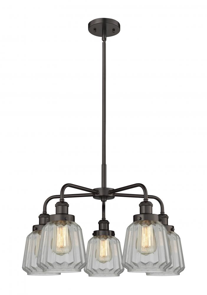 Chatham - 5 Light - 26 inch - Oil Rubbed Bronze - Chandelier