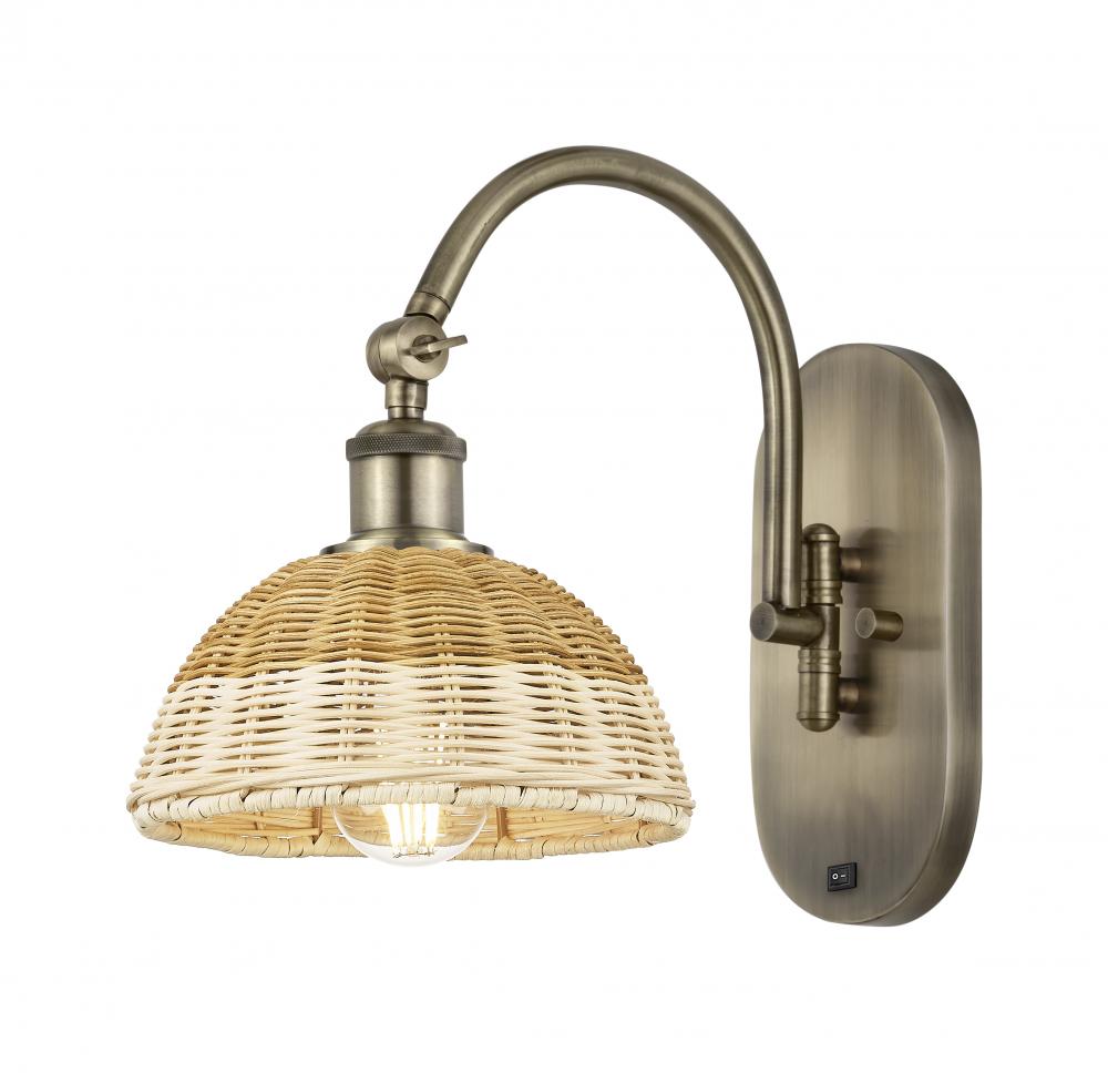 Bristol Natural II - 1 Light - 8 inch - Antique Brass - Sconce