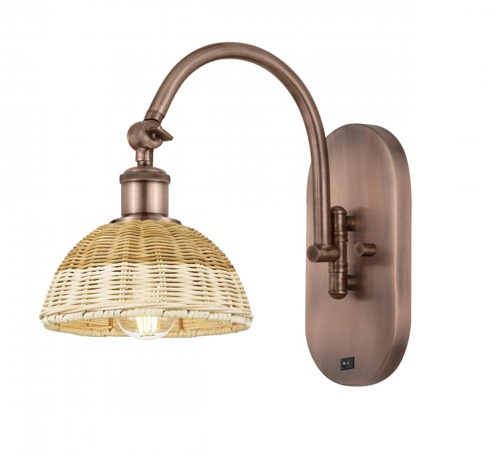 Bristol Natural II - 1 Light - 8 inch - Antique Copper - Sconce