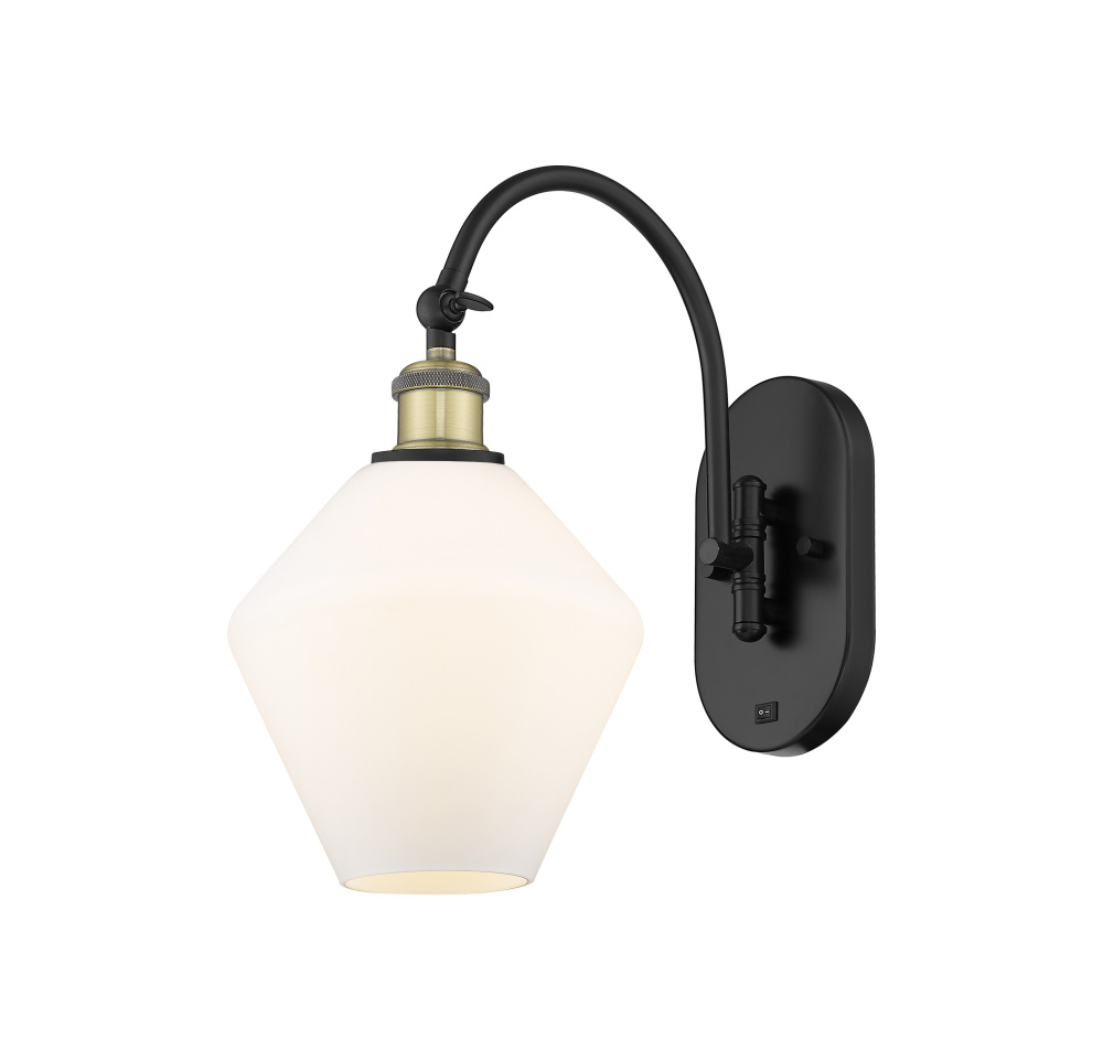Cindyrella - 1 Light - 8 inch - Black Antique Brass - Adjustable - Sconce