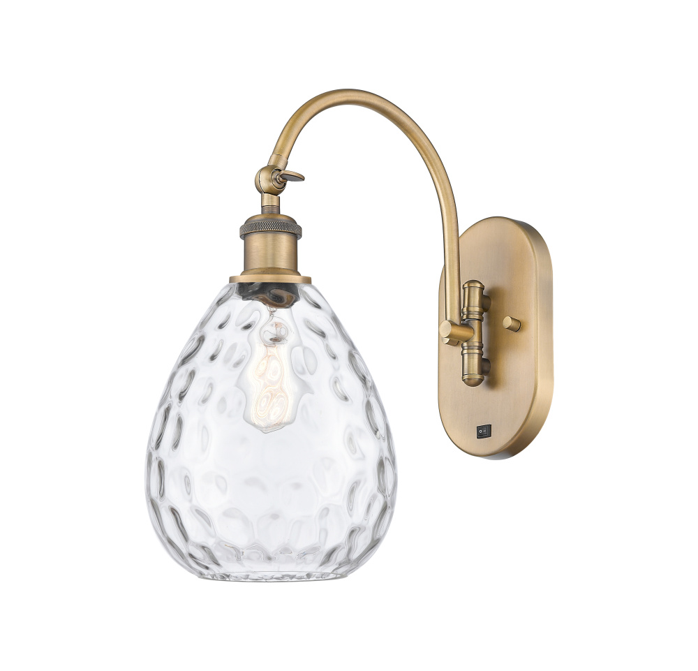 Waverly - 1 Light - 8 inch - Brushed Brass - Sconce