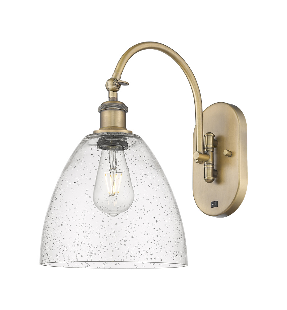 Bristol - 1 Light - 9 inch - Brushed Brass - Sconce