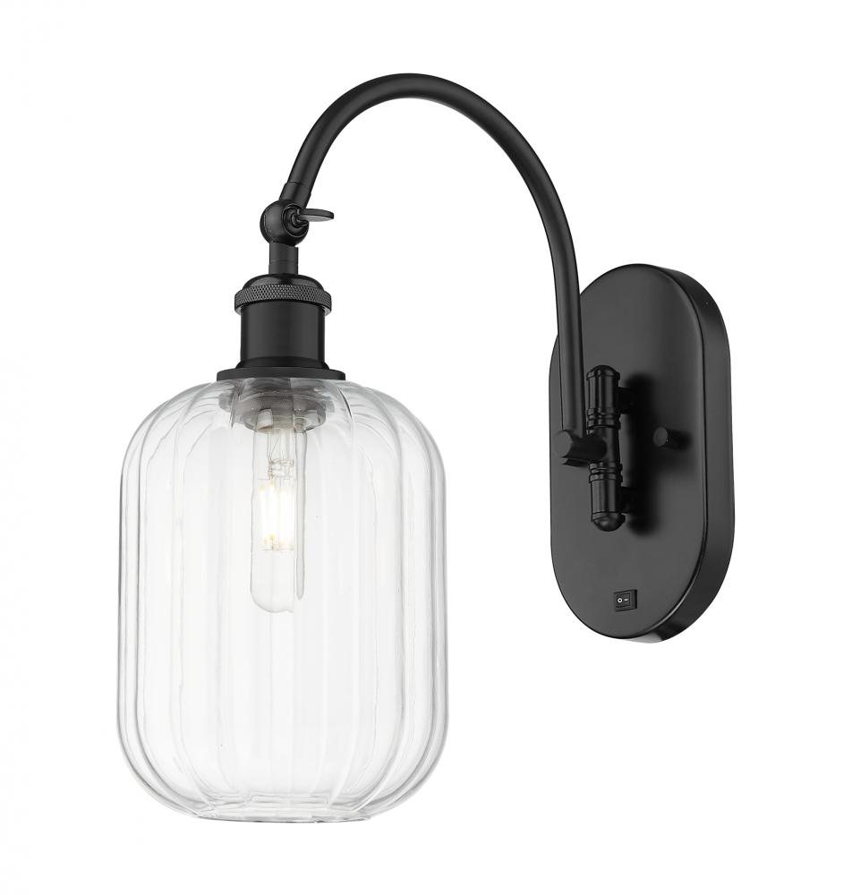 Preston Cylinder - 1 Light - 7 inch - Matte Black - Sconce