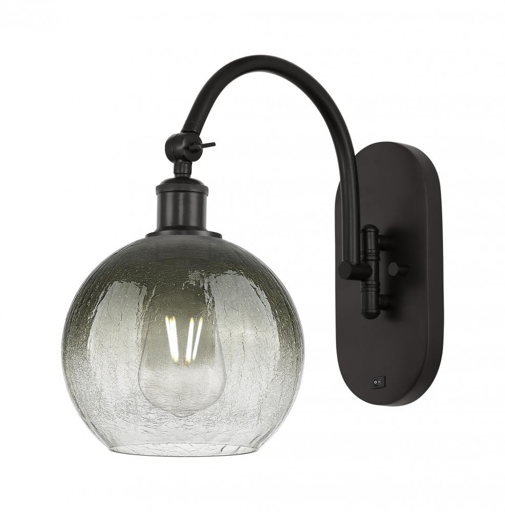 Brookhaven Globe - 1 Light - 8 inch - Oil Rubbed Bronze - Sconce