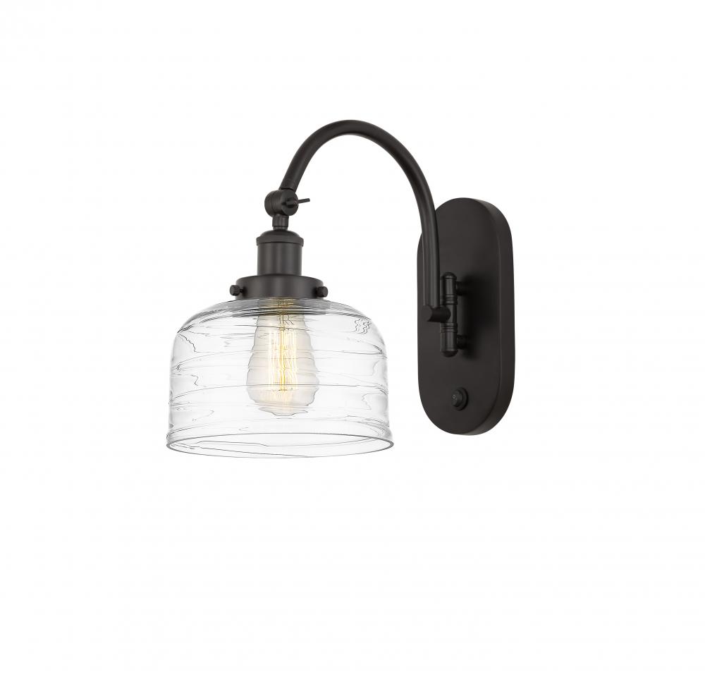 Bell - 1 Light - 8 inch - Oil Rubbed Bronze - Adjustable Swing Arm