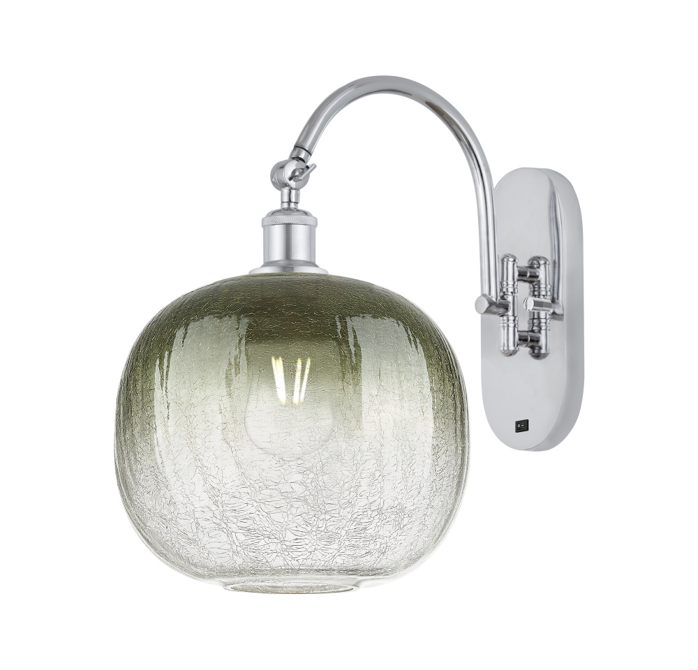 Brookhaven Sphere - 1 Light - 11 inch - Polished Chrome - Sconce