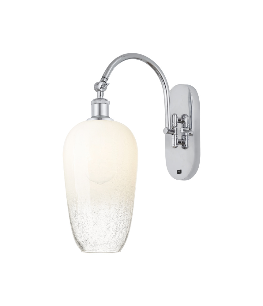 Brookhaven Flute - 1 Light - 7 inch - Polished Chrome - Sconce