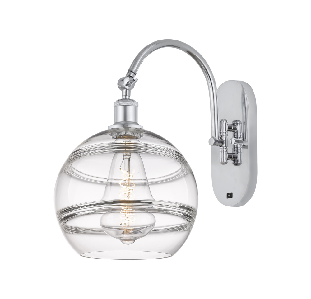 Rochester - 1 Light - 10 inch - Polished Chrome - Adjustable - Sconce