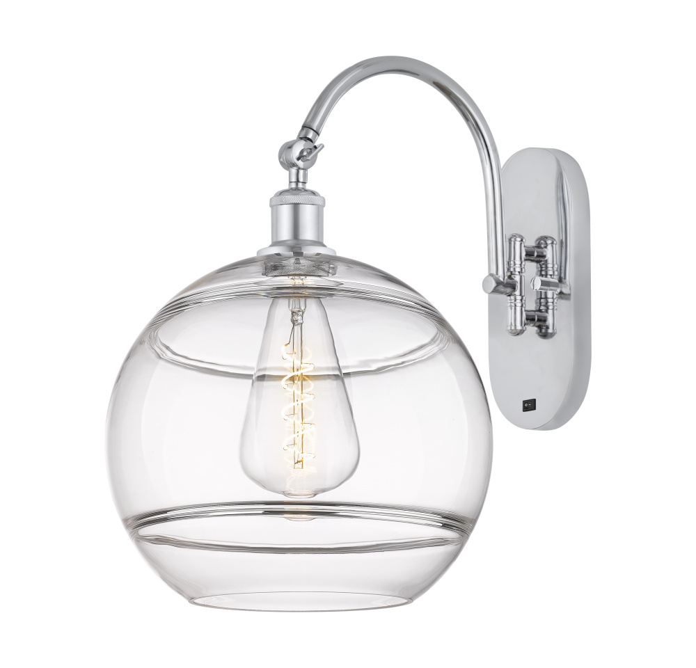 Rochester - 1 Light - 12 inch - Polished Chrome - Adjustable - Sconce