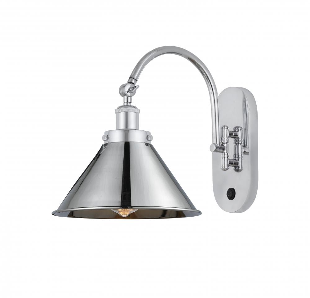 Briarcliff - 1 Light - 10 inch - Polished Chrome - Adjustable Swing Arm