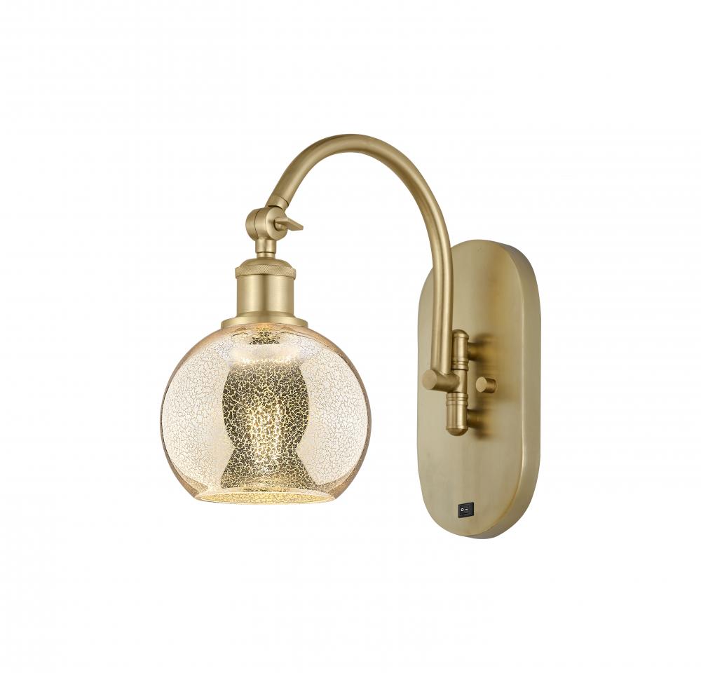 Athens - 1 Light - 6 inch - Satin Gold - Sconce