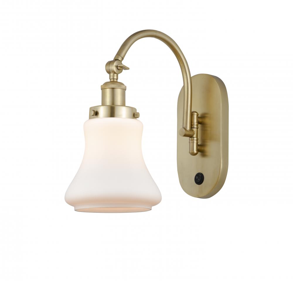 Bellmont - 1 Light - 7 inch - Satin Gold - Adjustable Swing Arm