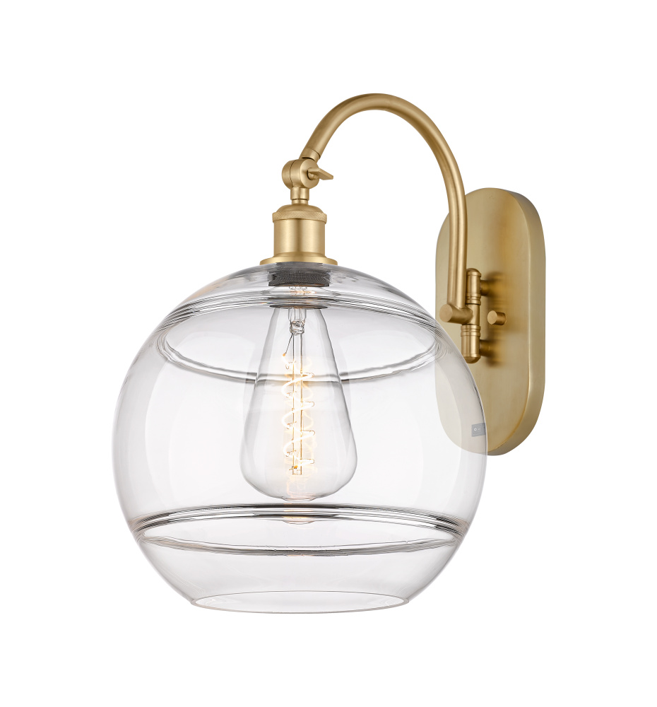 Rochester - 1 Light - 12 inch - Satin Gold - Adjustable - Sconce