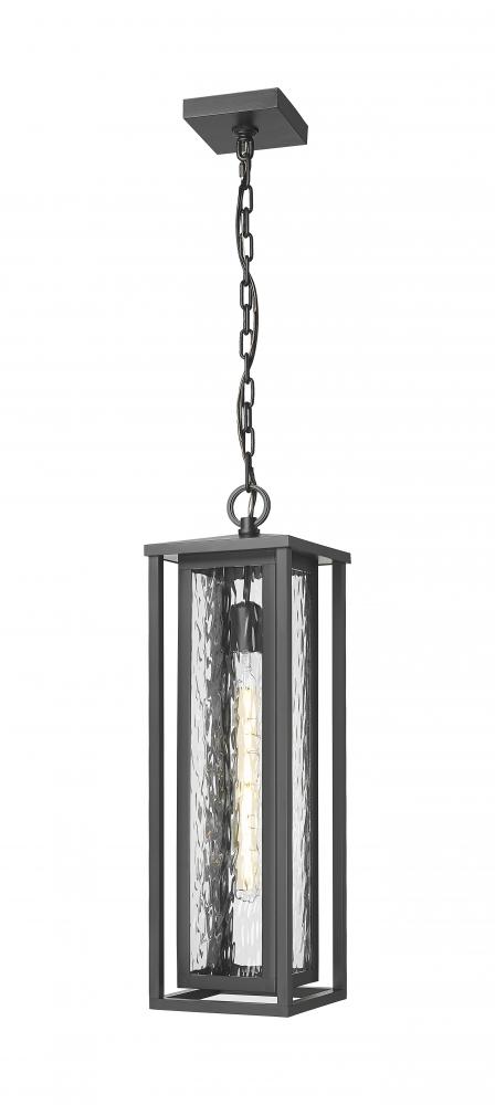 Ashland - 1 Light - 7 inch - Matte Black - Coastal Outdoor Pendant