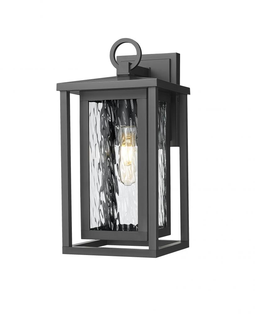 Ashland - 1 Light - 8 inch - Matte Black - Coastal Outdoor Sconce