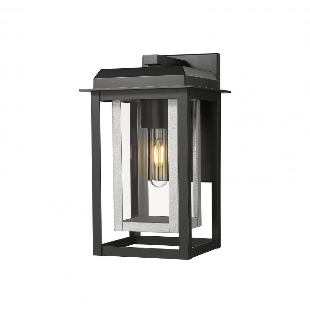 Mansfield - 1 Light - 8 inch - Black - Coastal Outdoor Sconce