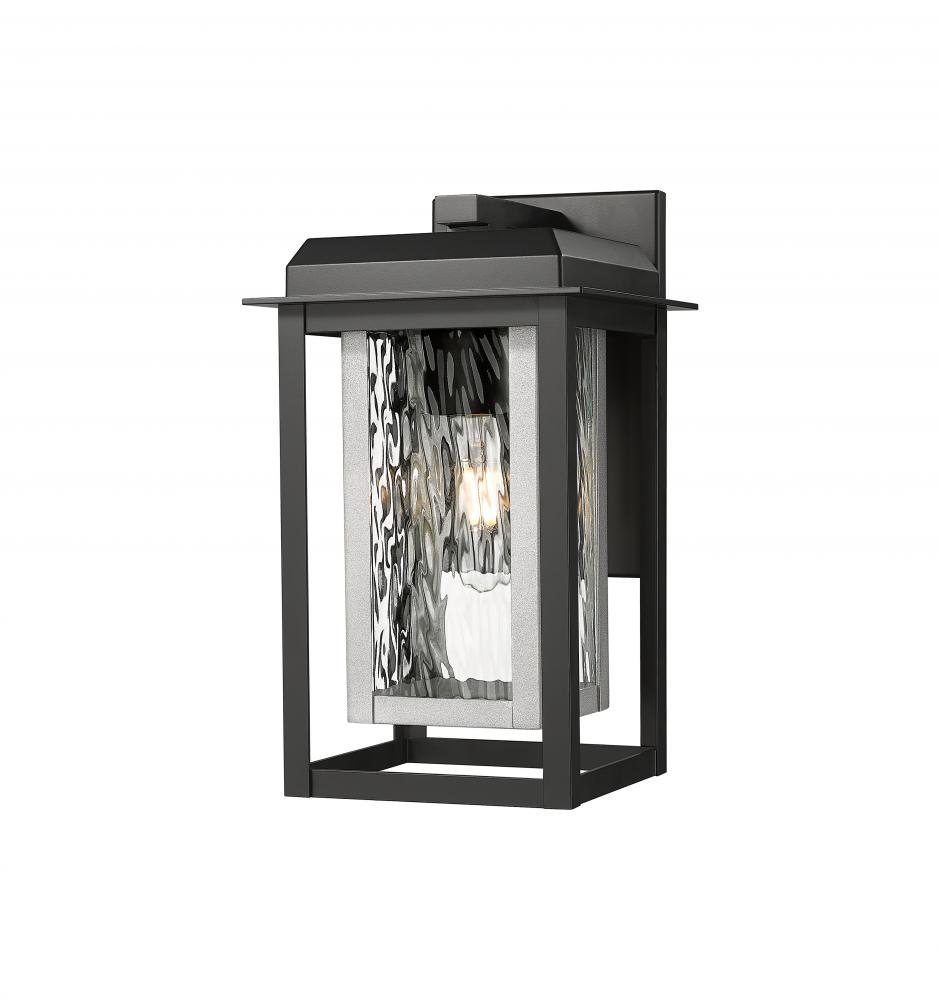 Mansfield - 1 Light - 8 inch - Black - Coastal Outdoor Sconce