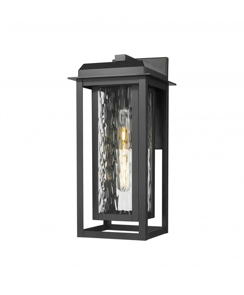 Mansfield - 1 Light - 8 inch - Matte Black - Coastal Outdoor Sconce