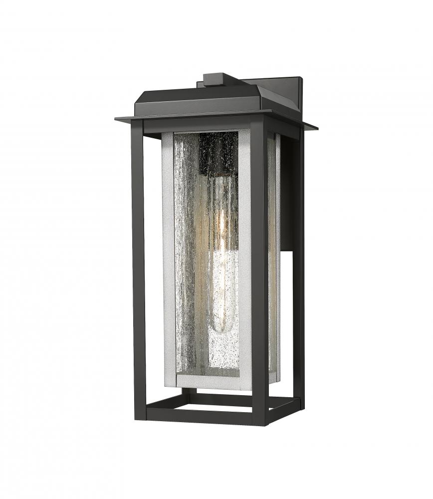 Mansfield - 1 Light - 8 inch - Black - Coastal Outdoor Sconce