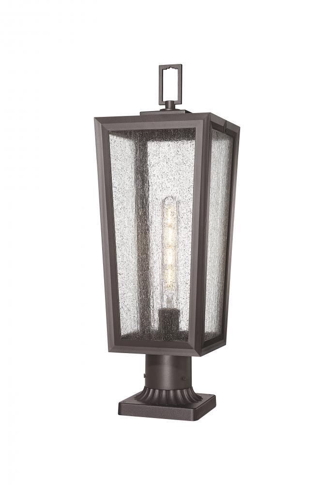Madison - 1 Light - 8 inch - Bronze - Chain Hung - Coastal Outdoor Post Lantern