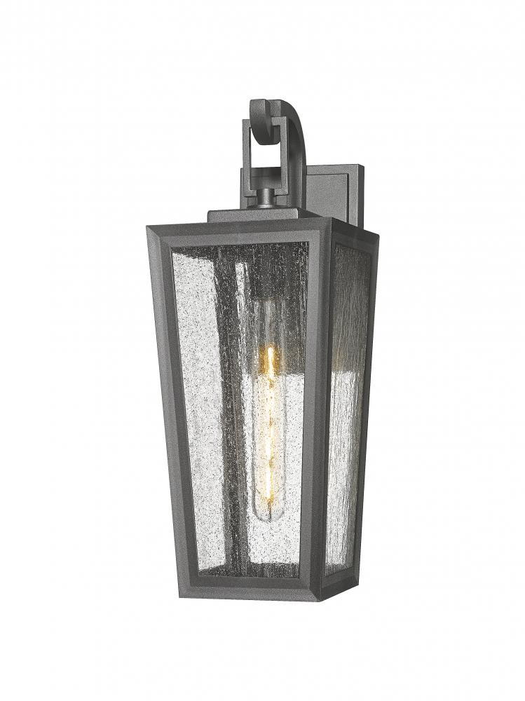 Madison - 1 Light - 8 inch - Matte Black - Coastal Outdoor Sconce