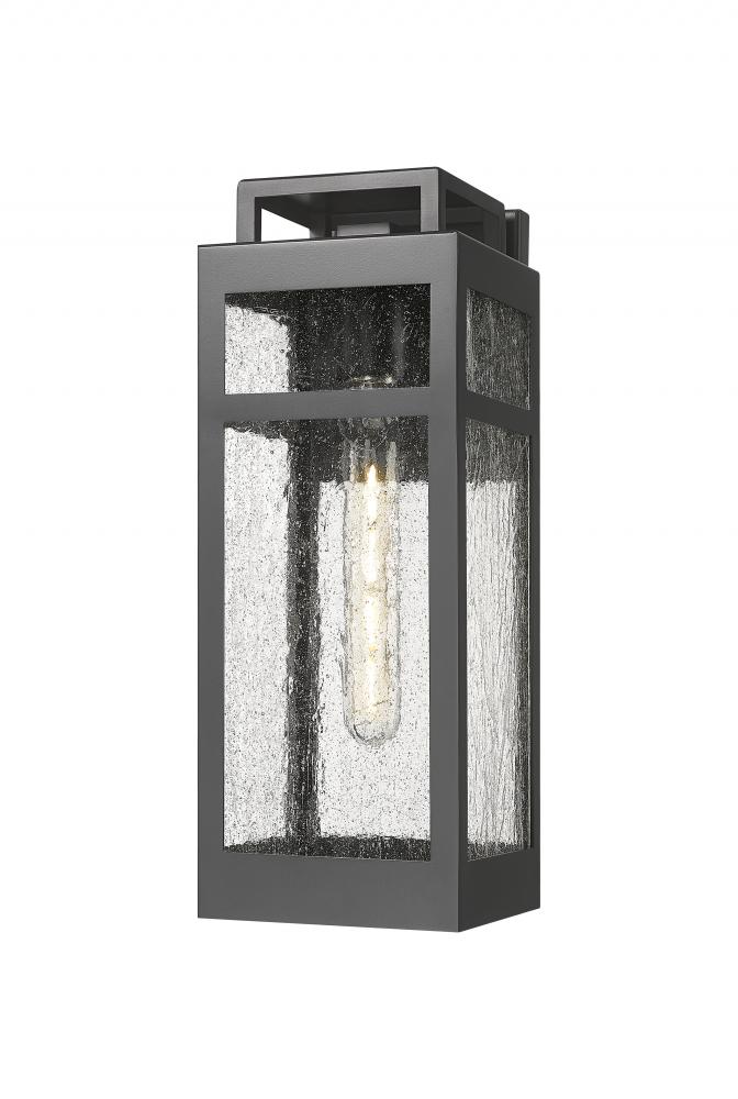 Ridgeway - 1 Light - 6 inch - Matte Black - Coastal Outdoor Sconce