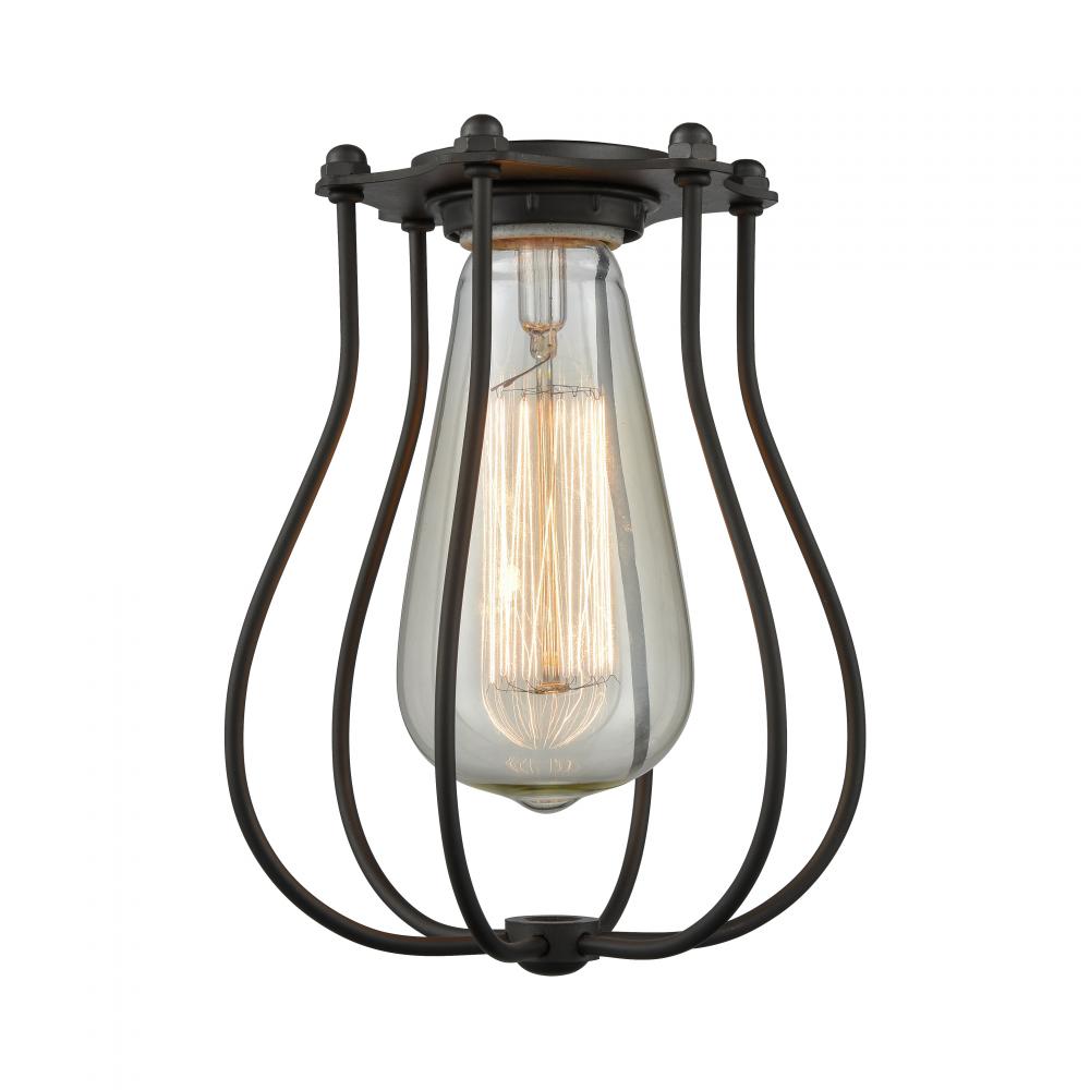 Muselet - 1 Light - 6 inch - Oil Rubbed Bronze - SconCE-