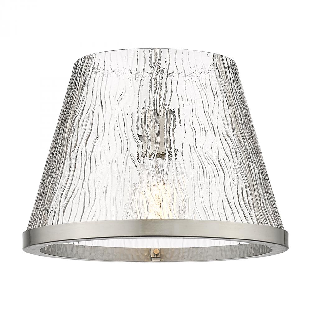 Lux - 1 Light - 12 inch - Brushed Brass - Chain Hung - Mini Pendant