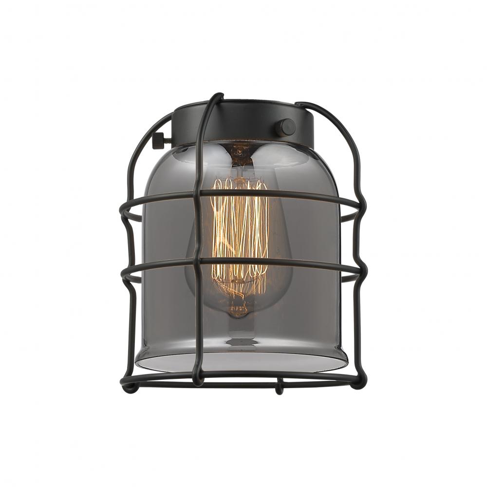 Bell Cage - 6" Diameter Wire Cage - Light Smoke Shade