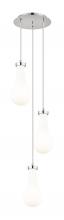 Innovations Lighting 113-451-1P-PN-G451-5GWH - Owego - 3 Light - 13 inch - Polished Nickel - Multi Pendant