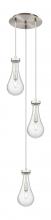 Innovations Lighting 113-451-1P-SN-G451-5SDY - Owego - 3 Light - 13 inch - Brushed Satin Nickel - Multi Pendant