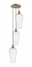 Innovations Lighting 113B-3P-AB-G456-8SDY - Chelsea - 3 Light - 15 inch - Antique Brass - Cord Hung - Multi Pendant