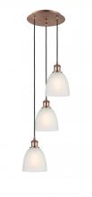 Innovations Lighting 113B-3P-AC-G381 - Castile - 3 Light - 13 inch - Antique Copper - Cord Hung - Multi Pendant