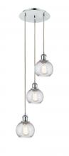 Innovations Lighting 113B-3P-PC-G1214-6 - Athens Twisted Swirl 3 Light 16 inch Multi-Pendant