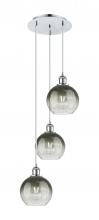 Innovations Lighting 113B-3P-PC-G483-8SL - Brookhaven Globe - 3 Light - 14 inch - Polished Chrome - Cord Hung - Multi Pendant
