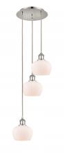 Innovations Lighting 113B-3P-PN-G91 - Fenton - 3 Light - 13 inch - Polished Nickel - Cord Hung - Multi Pendant