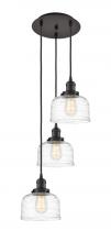 Innovations Lighting 113F-3P-OB-G713 - Cone - 3 Light - 14 inch - Oil Rubbed Bronze - Cord hung - Multi Pendant