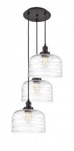 Innovations Lighting 113F-3P-OB-G713-L - Cone - 3 Light - 18 inch - Oil Rubbed Bronze - Cord hung - Multi Pendant