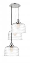 Innovations Lighting 113F-3P-PN-G713-L - Cone - 3 Light - 18 inch - Polished Nickel - Cord hung - Multi Pendant