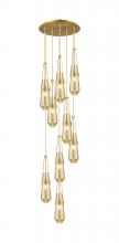 Innovations Lighting 119-452-1P-BB-G452-4ME - Milan - 9 Light - 19 inch - Brushed Brass - Multi Pendant