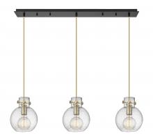 Innovations Lighting 123-410-1PS-CB-G410-8SDY - Newton Sphere - 3 Light - 40 inch - Champagne Bronze - Cord hung - Linear Pendant