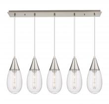 Innovations Lighting 125-450-1P-SN-G450-6SCL - Malone - 5 Light - 38 inch - Brushed Satin Nickel - Linear Pendant