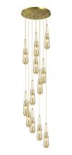 Innovations Lighting 126-452-1P-BB-G452-4ME - Milan - 12 Light - 24 inch - Brushed Brass - Multi Pendant