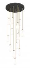 Innovations Lighting 132BK-451-1P-CB-G451-5GWH - Owego - 13 Light - 32 inch - Champagne Bronze - Multi Pendant