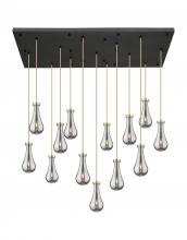 Innovations Lighting 154BK-451-1P-CB-G451-5SM - Owego - 13 Light - 54 inch - Champagne Bronze - Multi Pendant