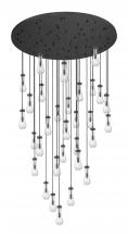 Innovations Lighting 160BK-451-1P-BK-G451-4SDY - Owego - 31 Light - 60 inch - Brushed Matte Black - Multi Pendant