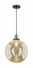 Innovations Lighting 201C-BAB-G208-12 - Beacon - 1 Light - 12 inch - Black Antique Brass - Cord hung - Mini Pendant