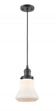 Innovations Lighting 201C-OB-G191 - Bellmont - 1 Light - 6 inch - Oil Rubbed Bronze - Cord hung - Mini Pendant