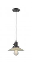 Innovations Lighting 201CSW-OB-G2 - Halophane - 1 Light - 9 inch - Oil Rubbed Bronze - Cord hung - Mini Pendant